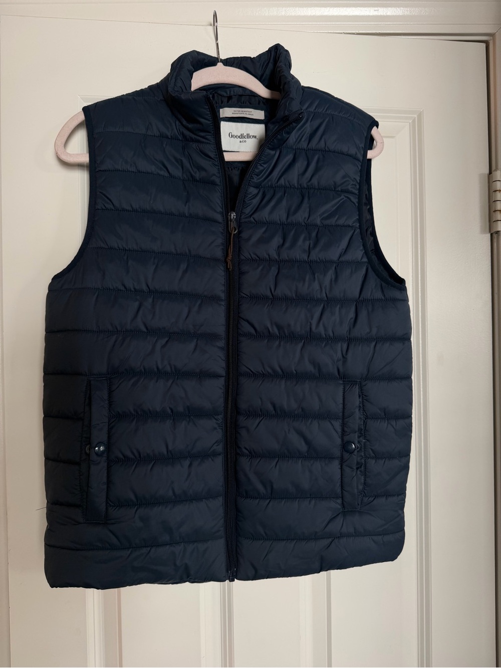 Men’s Goodfellow & Co Size Medium Dark Blue Quilted Puffer Vest